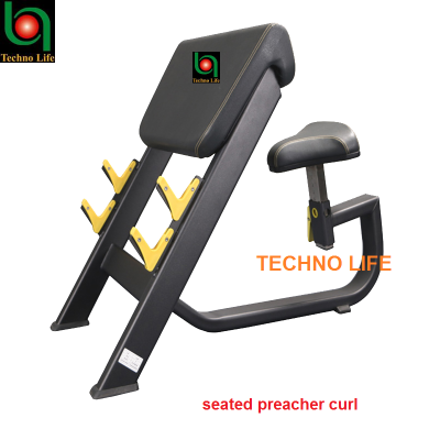 جهاز Seated Preacher Curl لعزل عضلات البايسبس