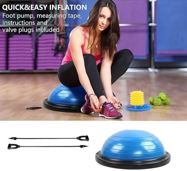 ⁦Half Balance Ball for Exercise with Resistance⁩ - الصورة ⁦6⁩