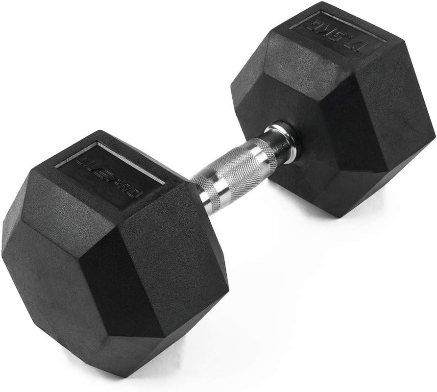 دمبل سداسي Hex Dumbbell عالي الجودة لتمارين القوة وبناء العضلات